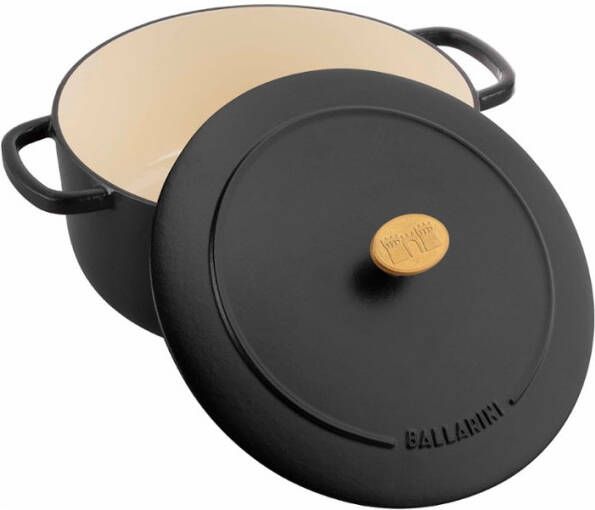 Ballarini Bellamonte braadpan rond 26cm 5, 5L Zwart