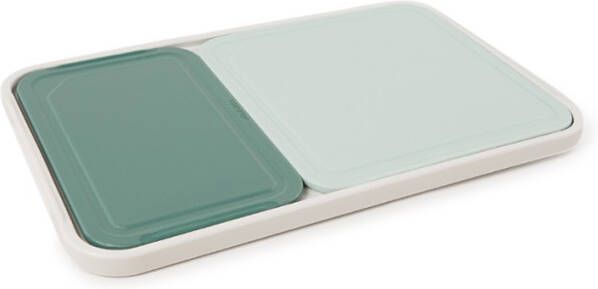 Brabantia Tasty+ Snijplankenset Plus Dienblad, 3 delig Light Grey/jade Green/fir Green