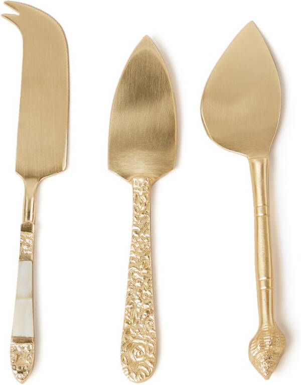 HKliving Gold kaasmessenset 3 delig