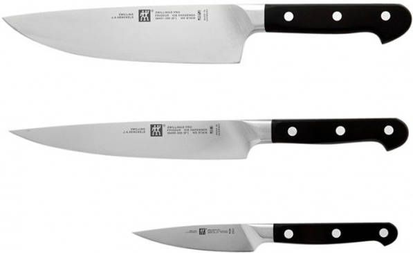 Zwilling Messenset SIGMAFORGE® Pro Edelstaal 18x10, uit één stuk gesmeed(set, 3 delig )