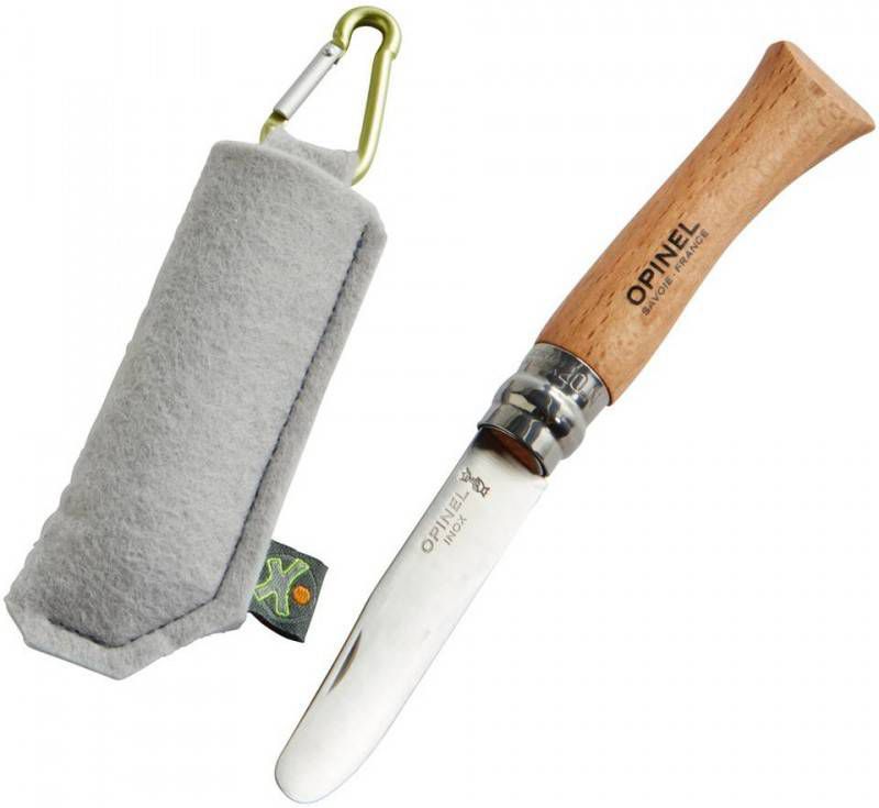 Haba Terra Kids Opinel zakmes 22 Cm Bruin/zilver