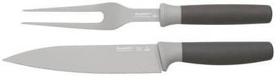 Berghoff Tweedelige trancheerset 19 cm, Grijs Roestvrij staal Be
