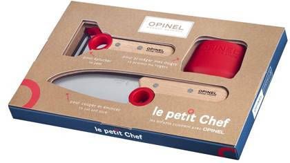Opinel Messenset Le Petit Chef, 3 delig