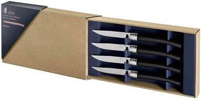 Opinel Table Chic tafelmessenset 4 delig ebbenhout glad lemmet