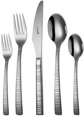 Sola Bali Bestekset 9 Persoons 90 Delig Zilverwit Edelstaal 18/10 Hoogwaardig Rvs