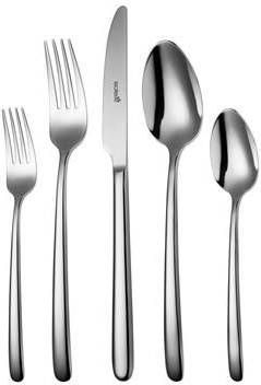 Sola Donau Bestekset 12 Persoons 100 Delig Zilverwit Edelstaal 18/10 Hoogwaardig Rvs