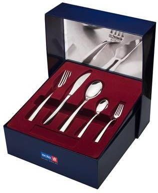 Sola Hermitage Bestekset 12 Persoons 100 Delig Zilverwit Edelstaal 18/10 Hoogwaardig Rvs