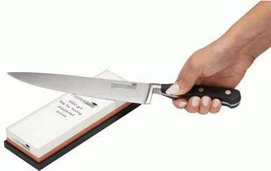 MasterClass Tweedelige slijpsteen/messenscherper