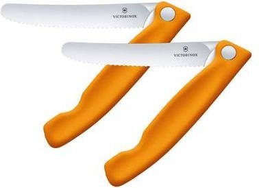 Victorinox SwissClassic Inklapbare Tomatenmessenset 2 delig Oranje