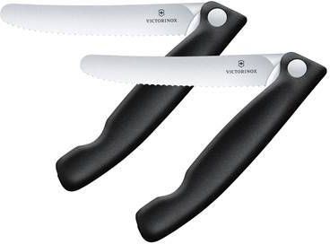 Victorinox SwissClassic Inklapbare Tomatenmessenset 2 delig Zwart
