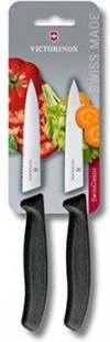 Victorinox Groentemes Glad+kartel Zwart 2 Stuks Op Kaart