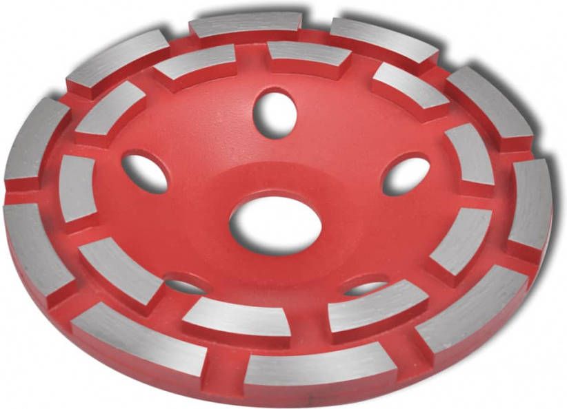 VIDAXL Diamantslijpwiel met dubbele rij 180 mm