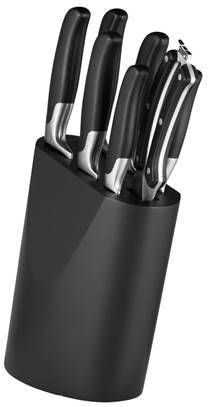 BergHOFF 8 delig Messenblok, Zwart Roestvrij Staal Essentials Line